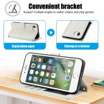 Hautgefühl, reine Farbe, Kartenfächer, Leder-Telefonhülle mit zwei Tragegurten, For iPhone 8 / 7 / SE 2022 / SE 2020, For iPhone 13 Pro Max, For iPhone 13 Pro, For iPhone 13 – Bild 3