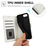 Hautgefühl, reine Farbe, Kartenfächer, Leder-Telefonhülle mit zwei Tragegurten, For iPhone 8 / 7 / SE 2022 / SE 2020, For iPhone 13 Pro Max, For iPhone 13 Pro, For iPhone 13 – Bild 4