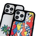 Exklusives Design Stil PC Volle Abdeckung Muster Telefon Fall, For iPhone 15 – Bild 2