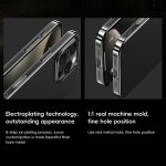 Galvanisierte PC-Telefonhülle aus Rindsleder der ersten Schicht, For iPhone 16 Pro Max, For iPhone 16 Pro, For iPhone 16, For iPhone 15 Pro Max – Bild 7