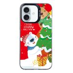 Weihnachtsserie PC-Telefonhülle mit vollständigem Muster, For iPhone 16 Plus