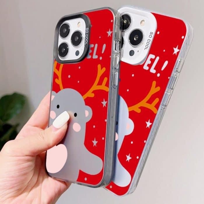 Weihnachtsserie PC-Telefonhülle mit vollständigem Muster, For iPhone 12 Pro – Bild 3