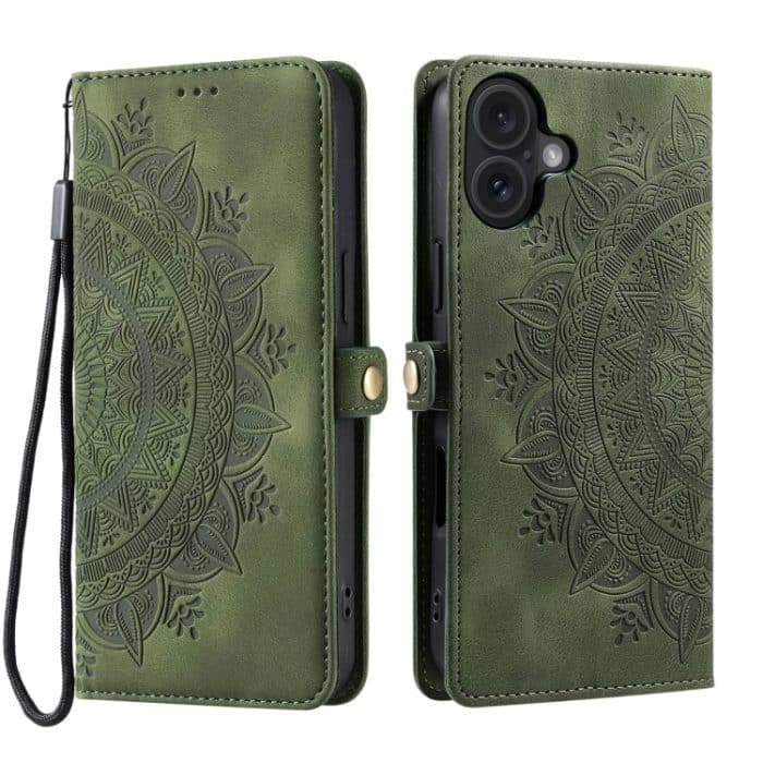 Skin Feel Totem Handyhülle aus geprägtem Leder, For iPhone 16, For iPhone 15 Pro Max, For iPhone 15 Pro, For iPhone 15 Plus – Bild 3