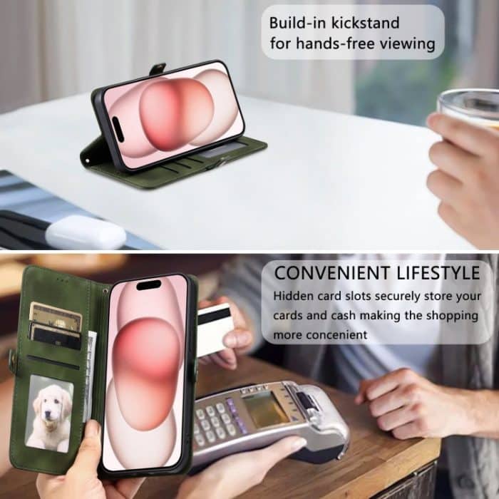 Skin Feel Totem Handyhülle aus geprägtem Leder, For iPhone 15, For iPhone 14 Plus, For iPhone 14, For iPhone 14 Pro – Bild 7