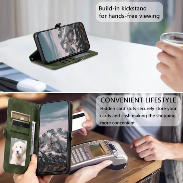 Skin Feel Totem Handyhülle aus geprägtem Leder, For iPhone 16e, For iPhone 16 Pro Max, For iPhone 16 Pro, For iPhone 16 Plus – Bild 7