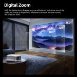 AUN A004 Pro 1920 x 1080P 9000 Lumen Android 9.0 Tragbarer LCD-Projektor, US Plug, UK Plug, EU Plug, AU Plug – Bild 12