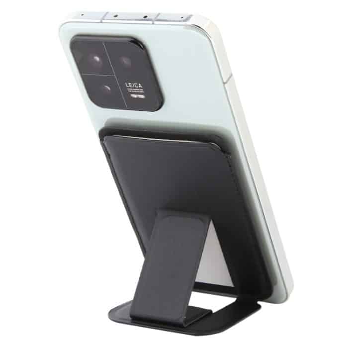 Quadratische, faltbare MagSafe-Hülle mit magnetischem Portemonnaie und Kartenhalter – Bild 1