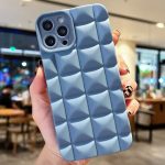 3D Gitter TPU Handyhülle, For iPhone 15 Pro Max, For iPhone 15 Pro, For iPhone 15 Plus