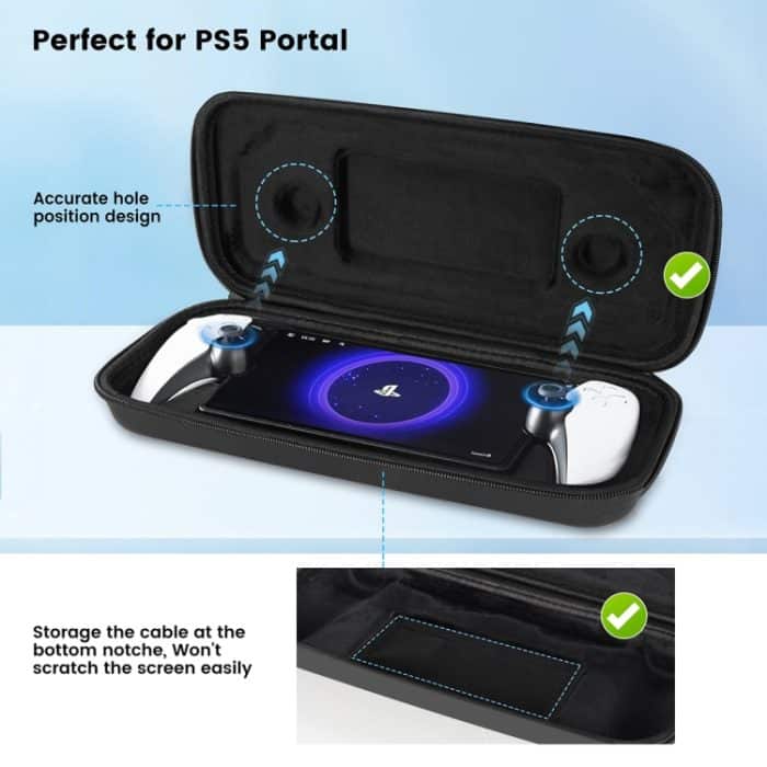 Für tragbare Spielkonsolen von Sony PlayStation Portal – Aufbewahrungstaschen-Kits – Bild 2
