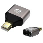 8K 60Hz Mini-DisplayPort-Stecker auf DisplayPort-Buchse-Adapter DP-Konverter