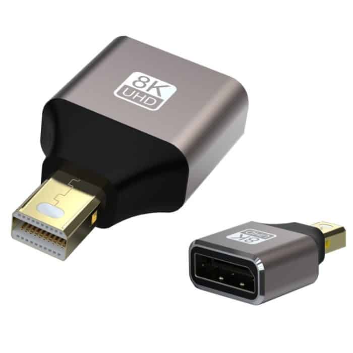 EDA0070587.jpg 8K 60Hz Mini-DisplayPort-Stecker auf DisplayPort-Buchse-Adapter DP-Konverter – Bild 1