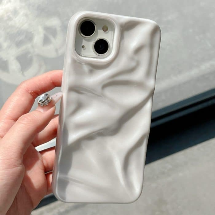 TPU-Telefonhülle mit galvanischer Wasserwellen-Lackierung, For iPhone 15 Plus, For iPhone 15 – Bild 3