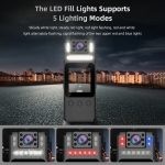 S6 1080P 1,54 Zoll IPS-Bildschirm Multifunktions-Videorecorder mit Infrarot-Nachtsicht – Bild 7