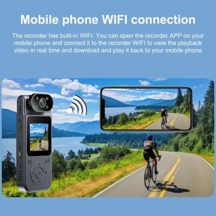 L19 180-Grad-Rotation 4K High-Definition-Reiserekorder, Wifi Version, Ordinary – Bild 5