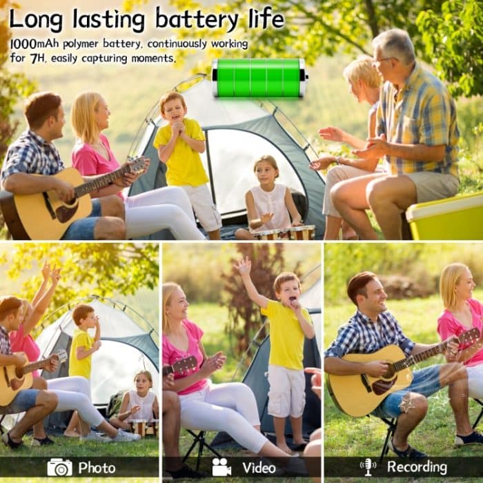 ZC-M11 180-Grad-Rotation 4K HD Reiserekorder, Wifi Version, Ordinary – Bild 11