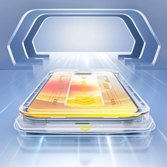 WK WTP-084 Speedy-Serie Staubfreie Lager-HD-Hartglasfolie, For iPhone 15 Pro Max, For iPhone 15 Pro, For iPhone 15 Plus, For iPhone 15 – Bild 6