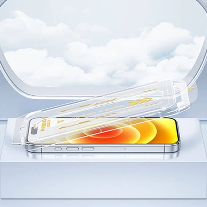 WK WTP-085 Speedy Serie Staubfreie Lager Anti-Peeping Hartglasfolie, For iPhone 15 Pro Max, For iPhone 15 Pro, For iPhone 15 Plus, For iPhone 15 – Bild 5