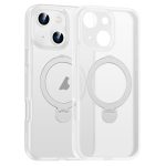 Matte Textur 360 Grad Rotary Tone Holder MagSafe Telefonhülle, For iPhone 16 Plus, For iPhone 16