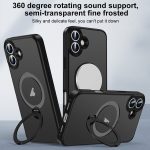Matte Textur 360 Grad Rotary Tone Holder MagSafe Telefonhülle, For iPhone 14 Pro, For iPhone 14 Pro Max – Bild 4