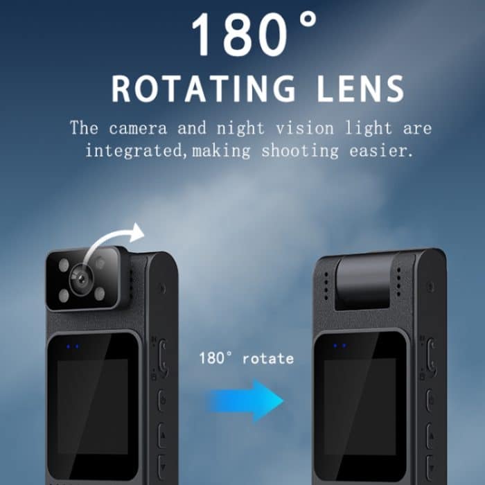 L18 180-Grad-Rotationsobjektiv Hochauflösender Reiserekorder, 2K WiFi, 1080P – Bild 9