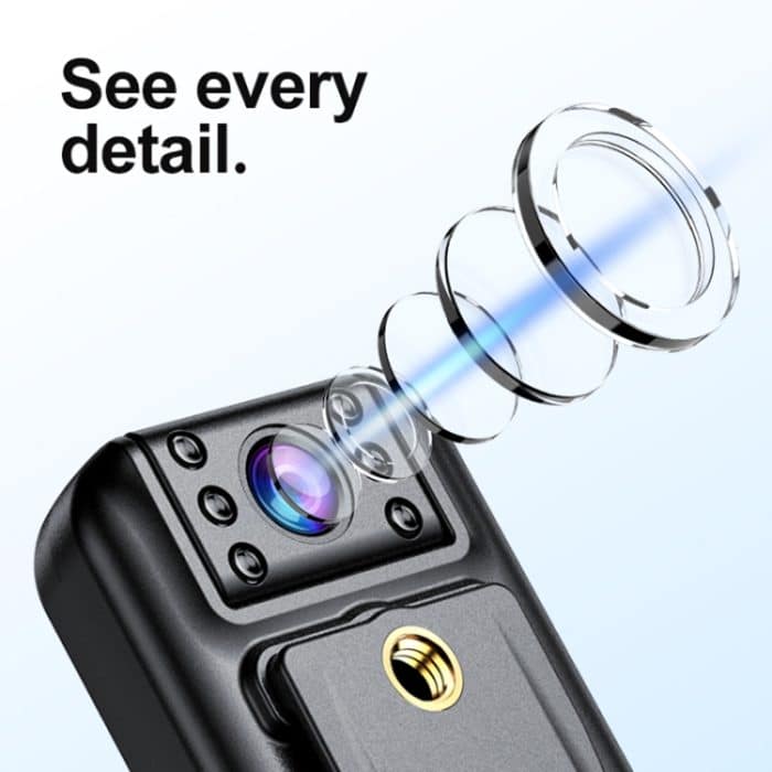 A82 IR-Nachtsicht-Drehobjektiv 2K HD-Video-WiFi-Recorder mit Rückclip, A82 – Bild 4