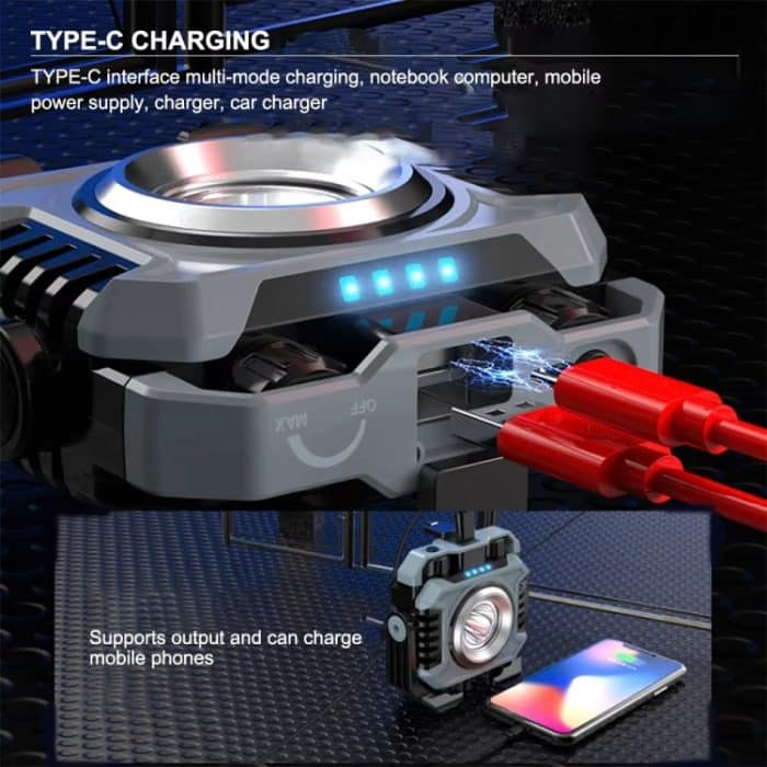 KXK-786 Multifunktionales Flutlicht-Scheinwerfer-tragbares Arbeitslicht für den Außenbereich, KXK-786 – Bild 14