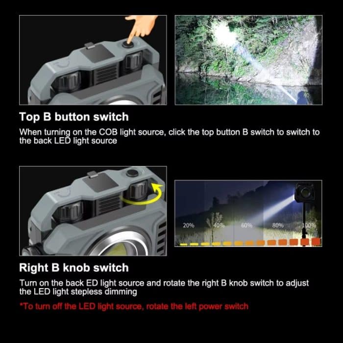 KXK-786 Multifunktionales Flutlicht-Scheinwerfer-tragbares Arbeitslicht für den Außenbereich, KXK-786 – Bild 10