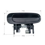 Auto links hintere Tür Außengriff 69240-02040 für Toyota Corolla 1998-2002 – Bild 4