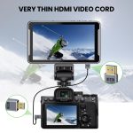 60 cm koaxiales Micro-HDMI-auf-HDMI-Videoverbindungskabel 8K UHD 48 Gbit/s, 60cm Right Elbow, 60cm Straight Head, 60cm Left Elbow – Bild 4