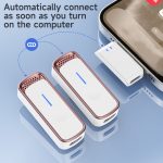 SX88 1 TX + 2 RX Intelligente Rauschunterdrückung Lavalier-Funkmikrofon, Type-C, 8 Pin – Bild 7