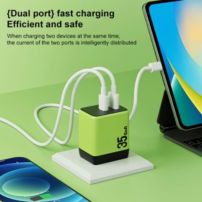 WK WP-U36 35 W USB-C / Typ-C, USB GaN Schnellladegerät, EU Plug, UK Plug – Bild 4
