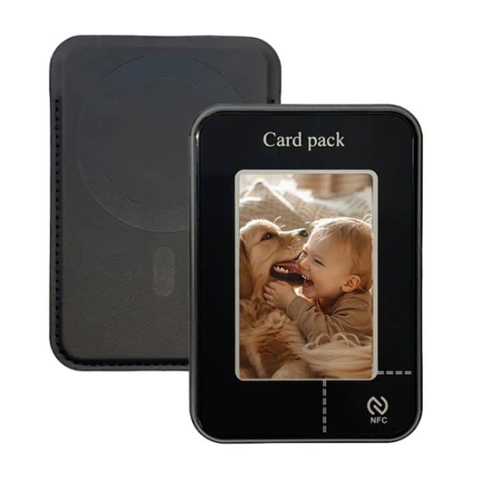 Smart Ink Screen MagSafe Magnetische DIY Brieftasche Kartenhalterhülle – Bild 1