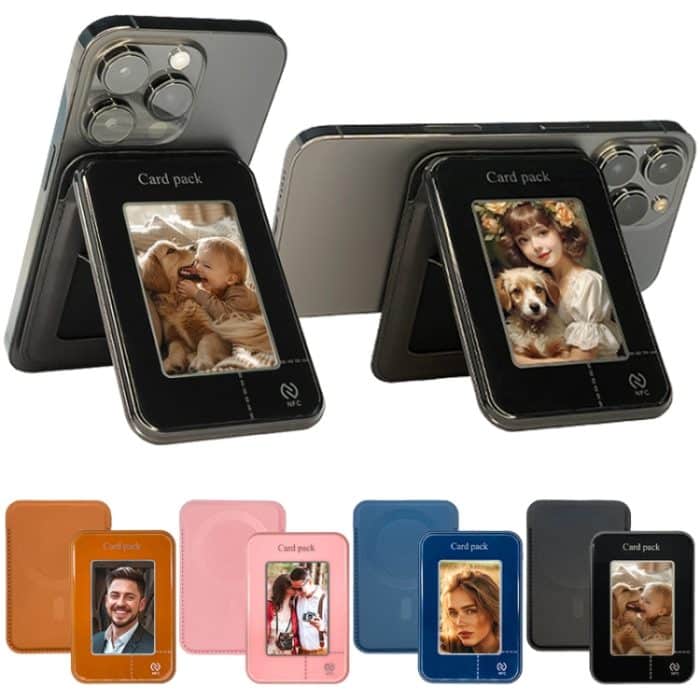 Smart Ink Screen MagSafe Magnetische DIY Brieftasche Kartenhalterhülle – Bild 2