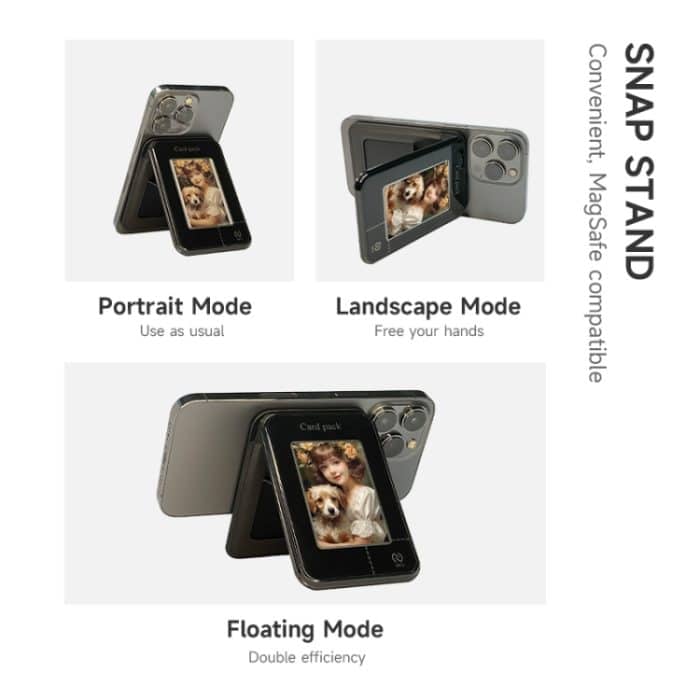 Smart Ink Screen MagSafe Magnetische DIY Brieftasche Kartenhalterhülle – Bild 4