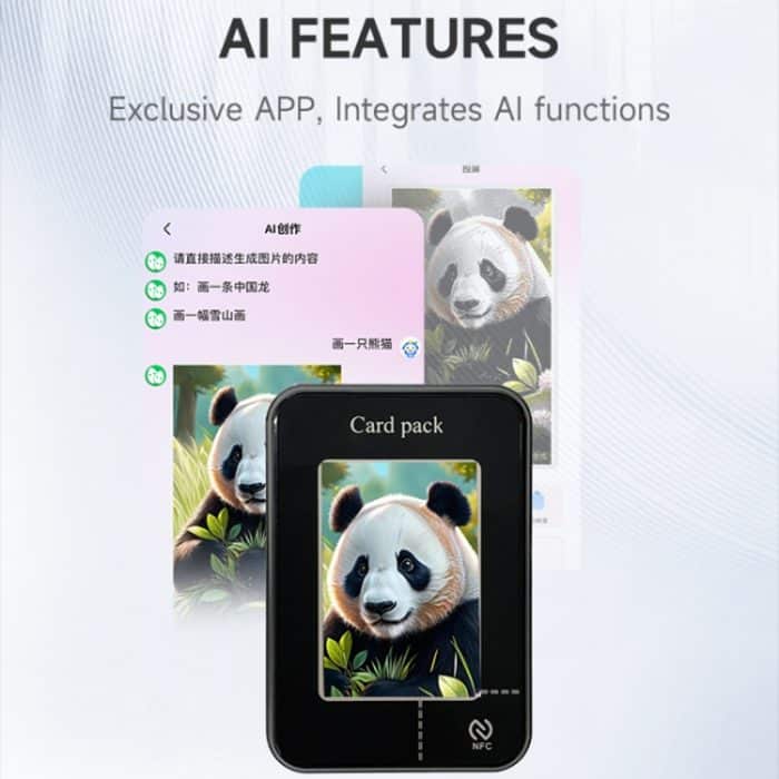 Smart Ink Screen MagSafe Magnetische DIY Brieftasche Kartenhalterhülle – Bild 8