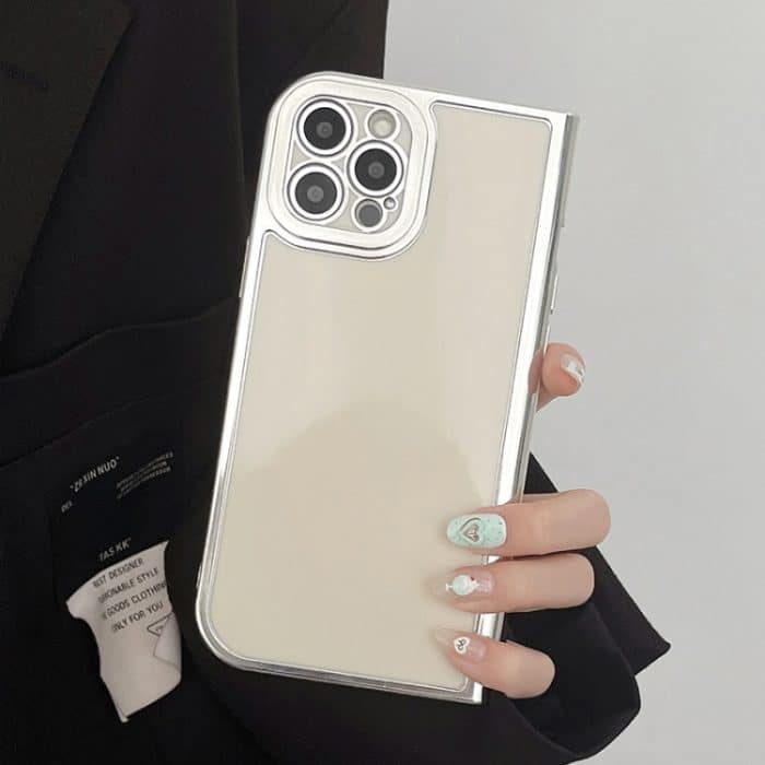 Galvanisierte einfarbige TPU-Telefonhülle mit feinen Löchern, For iPhone 13 Pro Max, For iPhone 13 Pro, For iPhone 13, For iPhone 12 – Bild 6