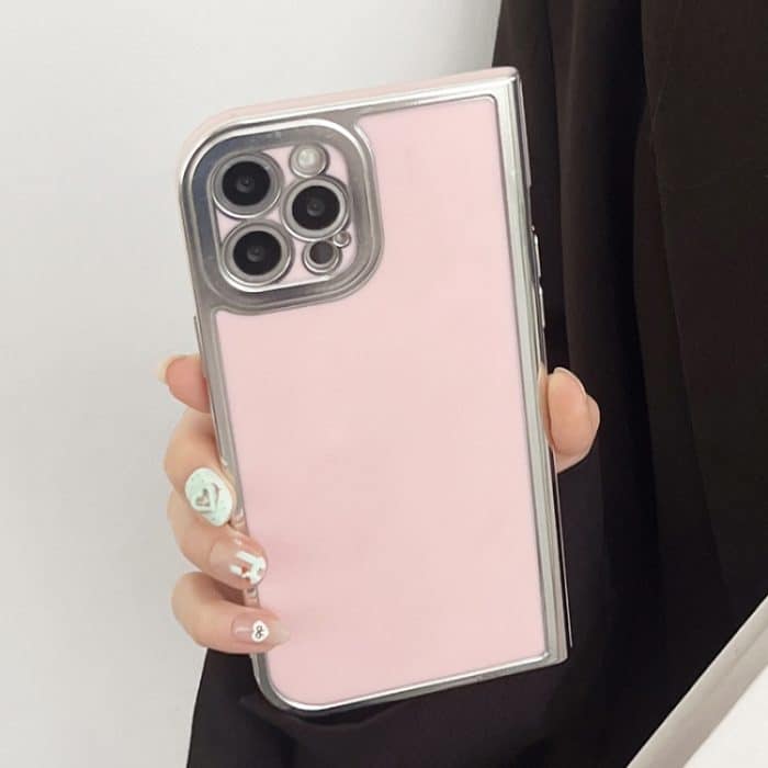 Galvanisierte einfarbige TPU-Telefonhülle mit feinen Löchern, For iPhone 12 Pro Max, For iPhone 12 Pro, For iPhone 11 Pro Max, For iPhone 11 – Bild 7