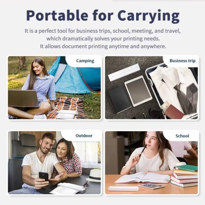 A41 203DPI Tragbarer Tattoo-Drucker Büro Arbeitszimmer Bluetooth HD Thermodrucker, A41 – Bild 12