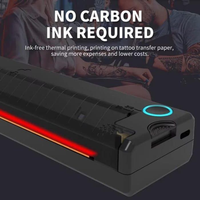A41 203DPI Tragbarer Tattoo-Drucker Büro Arbeitszimmer Bluetooth HD Thermodrucker, A41 – Bild 8