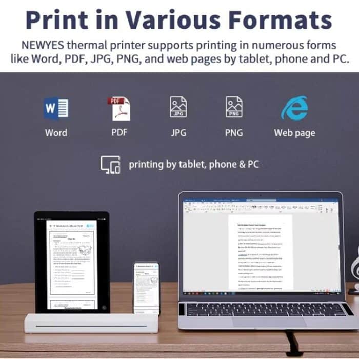 A41 203DPI Tragbarer Tattoo-Drucker Büro Arbeitszimmer Bluetooth HD Thermodrucker, A41 – Bild 10