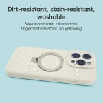 Präzisionsloch Flüssigsilikon MagSafe Metallringhalter Telefonhülle, For iPhone 15 Pro, For iPhone 15 – Bild 8