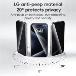 ZGA 0,33 mm 2,5D antistatische Sichtschutzfolie aus gehärtetem Glas, For iPhone 16 Pro Max, For iPhone 16 Pro, For iPhone 16 Plus, For iPhone 16 – Bild 4