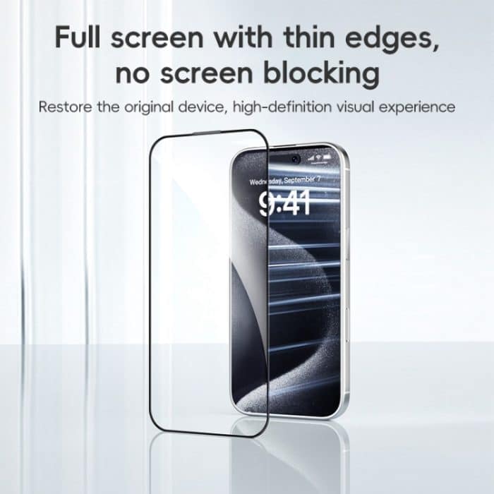 ZGA 0,33 mm 2,5D antistatische HD-Hartglasfolie, For iPhone 16 Pro Max, For iPhone 16 Pro, For iPhone 16 Plus, For iPhone 16 – Bild 3