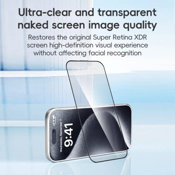 ZGA 0,33 mm 2,5D antistatische HD-Hartglasfolie, For iPhone 16 Pro Max, For iPhone 16 Pro, For iPhone 16 Plus, For iPhone 16 – Bild 8