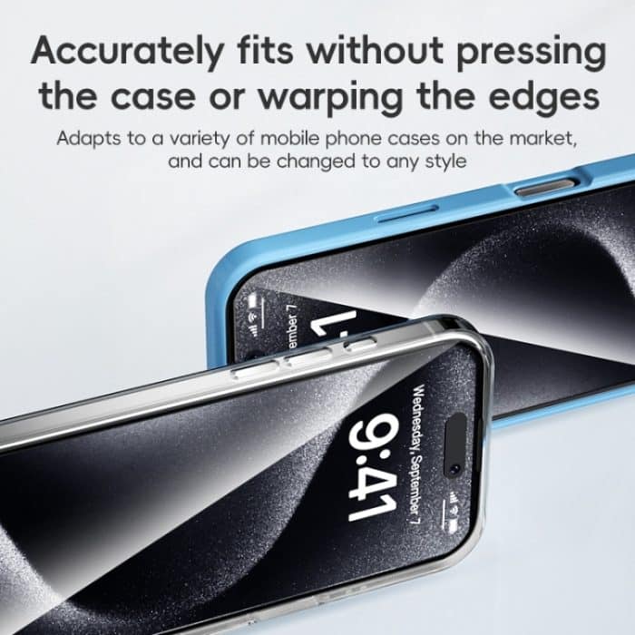 ZGA 0,33 mm 2,5D antistatische HD-Hartglasfolie, For iPhone 16 Pro Max, For iPhone 16 Pro, For iPhone 16 Plus, For iPhone 16 – Bild 10