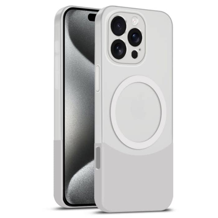 Magnetische MagSafe PC-Telefonhülle mit zweifarbigen Nähten, For iPhone 15 Pro Max, For iPhone 15 Pro, For iPhone 15 Plus, For iPhone 15 – Bild 1