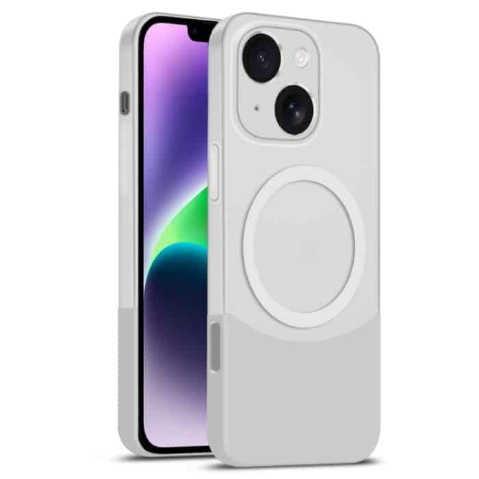 EDA007144209A.jpg Magnetische MagSafe PC-Telefonhülle mit zweifarbigen Nähten, For iPhone 14 Plus, For iPhone 14, For iPhone 14 Pro, For iPhone 14 Pro Max – Bild 1