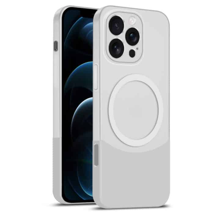 EDA007144217A.jpg Magnetische MagSafe PC-Telefonhülle mit zweifarbigen Nähten, For iPhone 12 Pro Max, For iPhone 12 Pro, For iPhone 11 Pro Max, For iPhone 11 – Bild 1