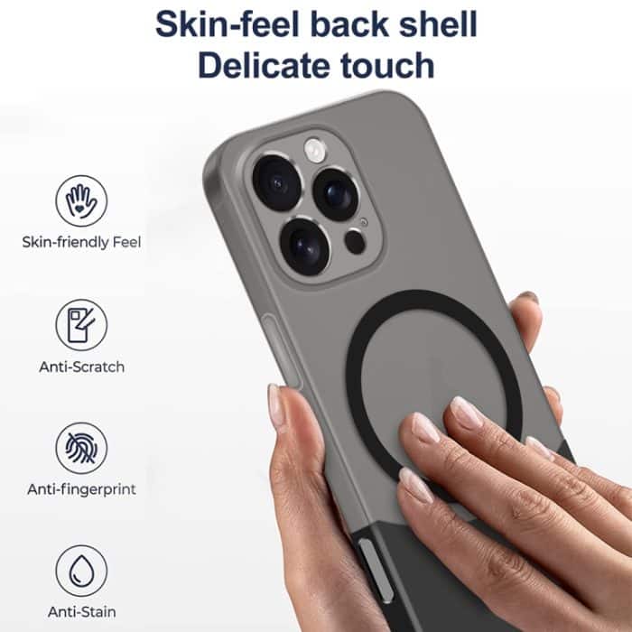 Magnetische MagSafe PC-Telefonhülle mit zweifarbigen Nähten, For iPhone 13 Pro Max, For iPhone 13 Pro, For iPhone 13, For iPhone 12 – Bild 3