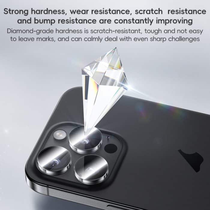 Benks King Kong Serie Corning Schutzfolie für einzelne klare Linsen, For iPhone 16 Pro Max, For iPhone 16 Pro – Bild 3